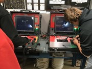 Awesome Welding Simulators were available to perspective students.