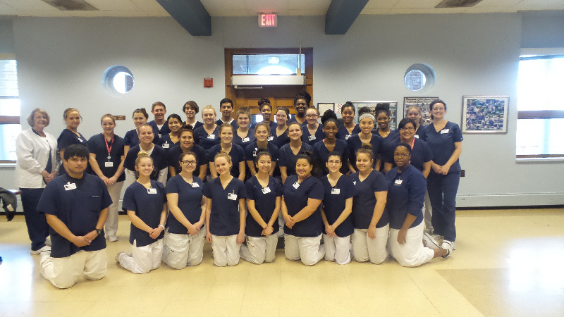 Nurse Assistant Students in Group Picture