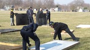 Fire-Rescue-EMS Students helping to build a room.