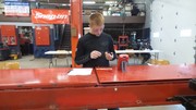 Section 1 Students undergoing basic automotive electrical theory testing.
