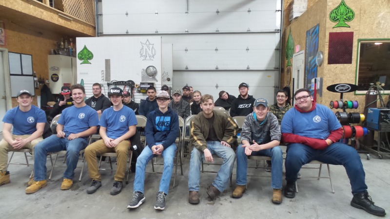 KACC Auto Technology Students who attended.
