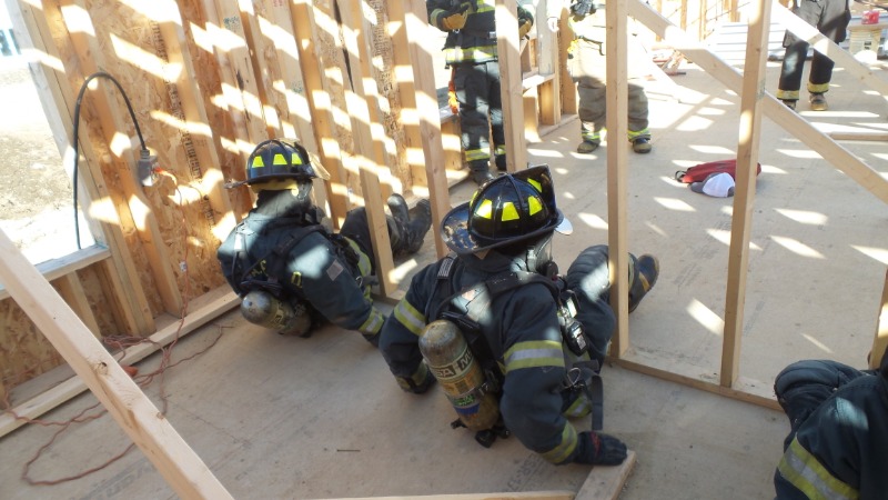 KACC Students in SCBA Training