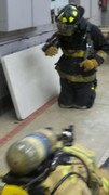 KACC Students in SCBA Training