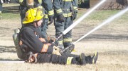 Apparatus Training with Water Hoses