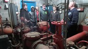 KACC Students on Field Trip Touring Commercial Building's Sprinkler System and Stand Pipe Systems.