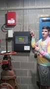 KACC Students on Field Trip Touring Commercial Building's Sprinkler System and Stand Pipe Systems.