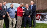 Mr. Guerin gets the keys to our new car