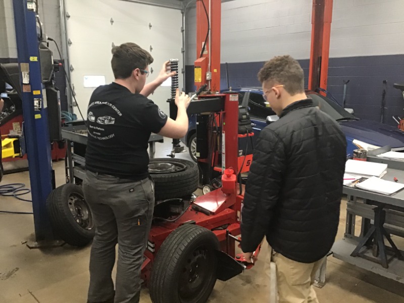 Auto Tech Students Back to Work