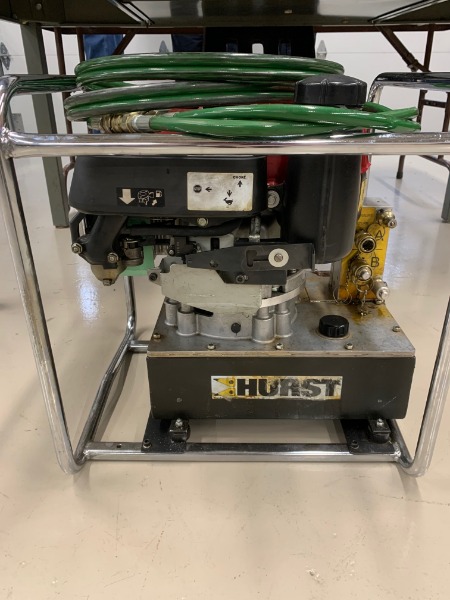 Hurst Jaws of Life Hydraulic Power Generator and hydraulic hose