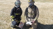 KACC Fire Rescue EMR Students engaged in Hazmat Training Exercises.