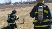 KACC Fire Rescue EMR Students engaged in Hazmat Training Exercises.