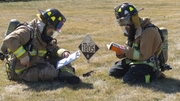 KACC Fire Rescue EMR Students engaged in Hazmat Training Exercises.