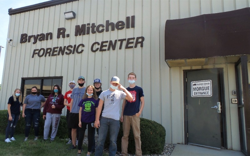 Students Tour Coroner's office