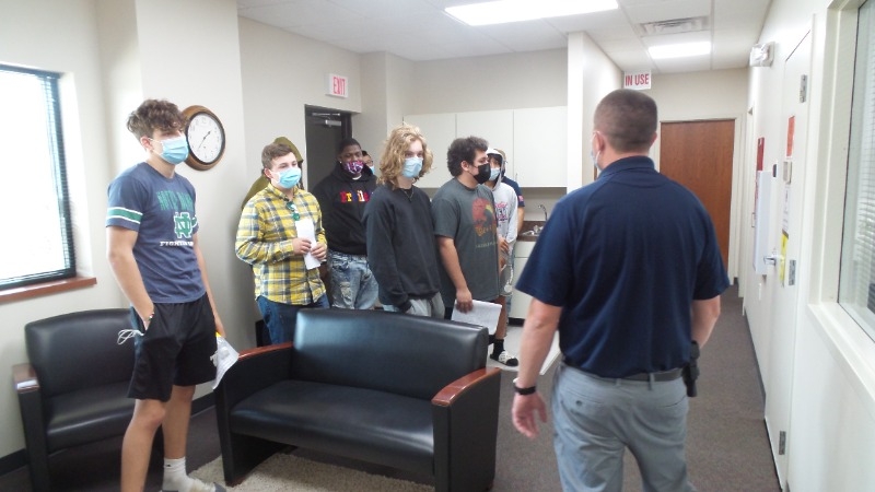 Students Tour Coroner's office